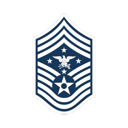 USAF SEAC (United States) (Military Rank) STICKER Vinyl Kiss-Cut Decal 3 Inch White - The Sticker Space