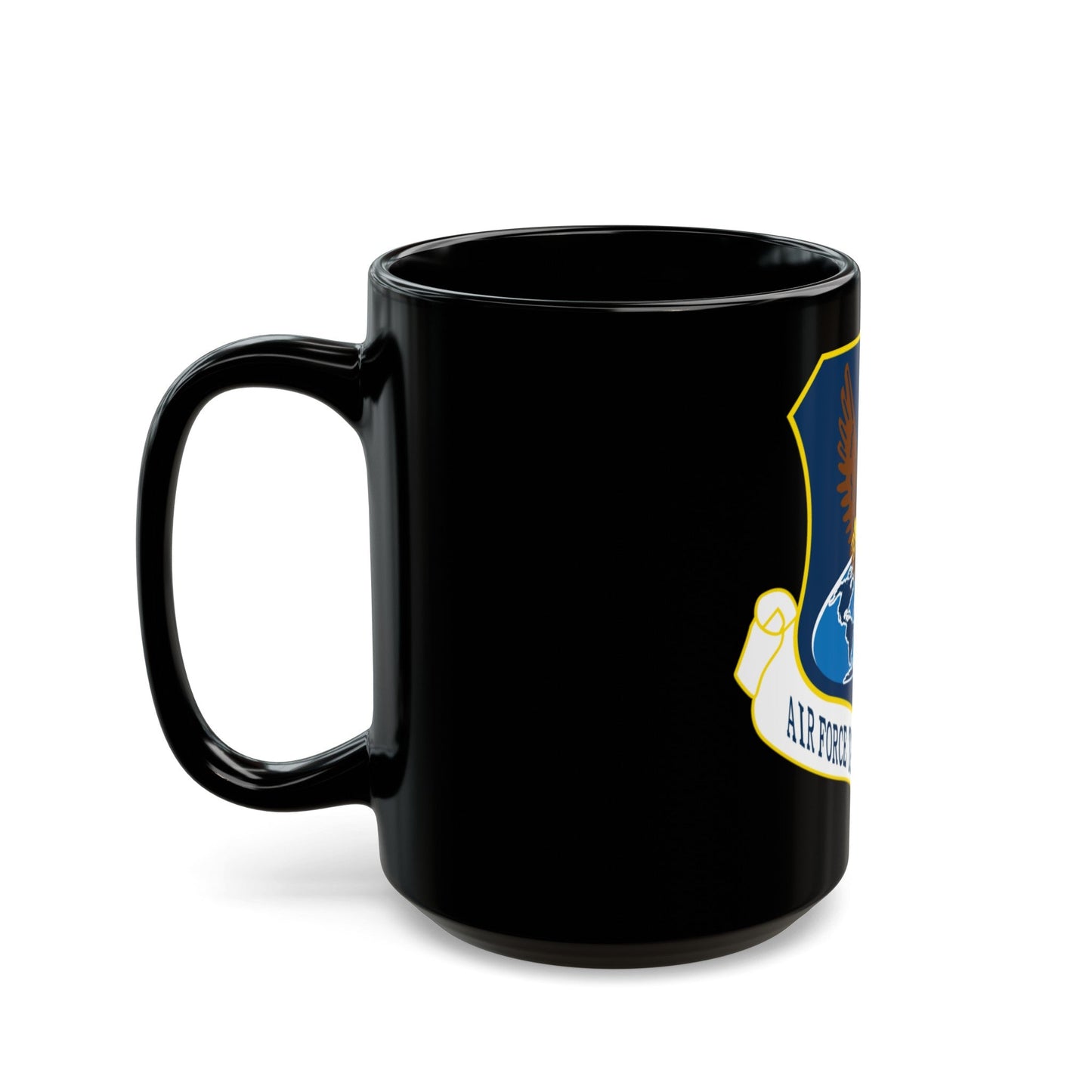 USAF Targeting Center Eagles (U.S. Air Force) Black Coffee Mug-The Sticker Space