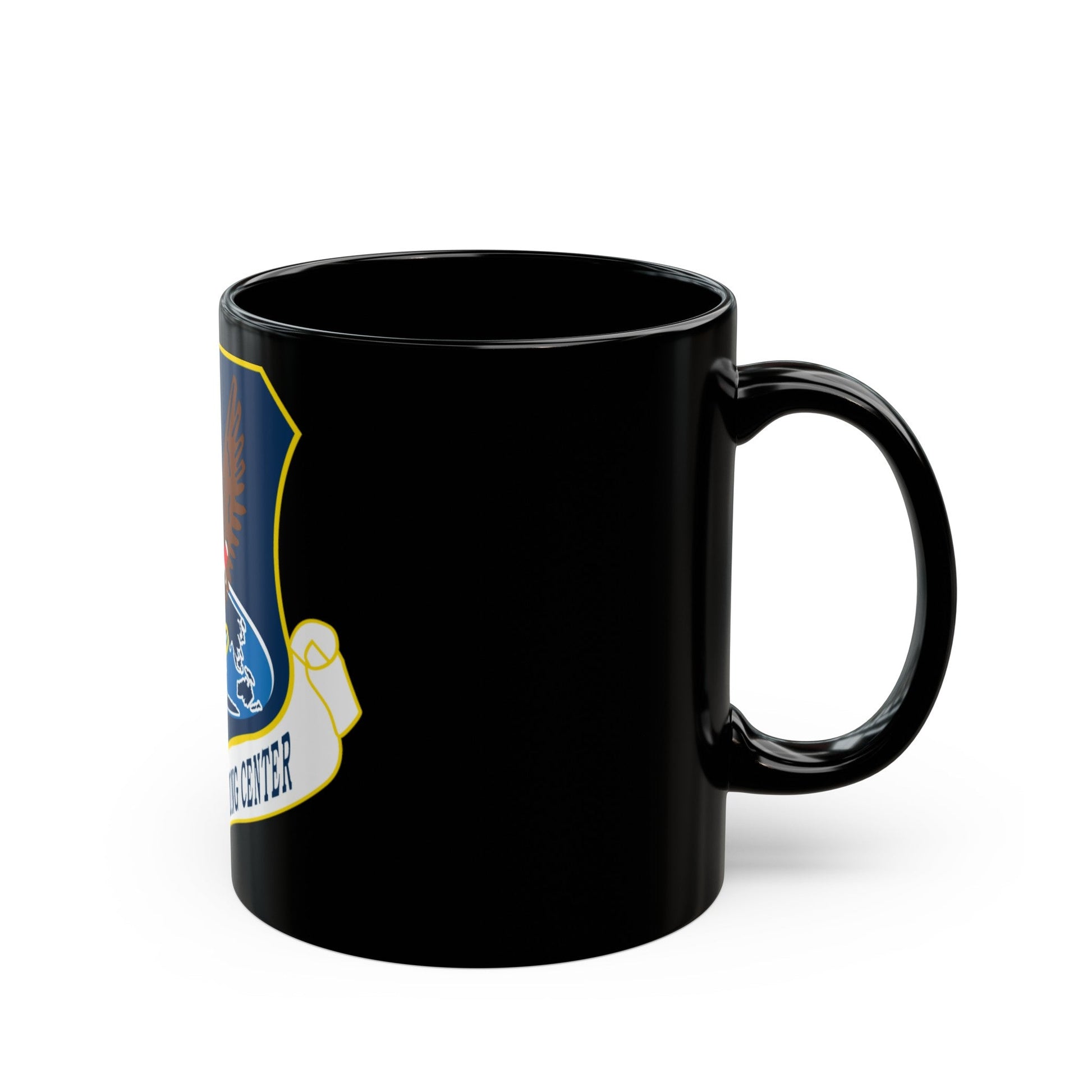 USAF Targeting Center Eagles (U.S. Air Force) Black Coffee Mug-The Sticker Space