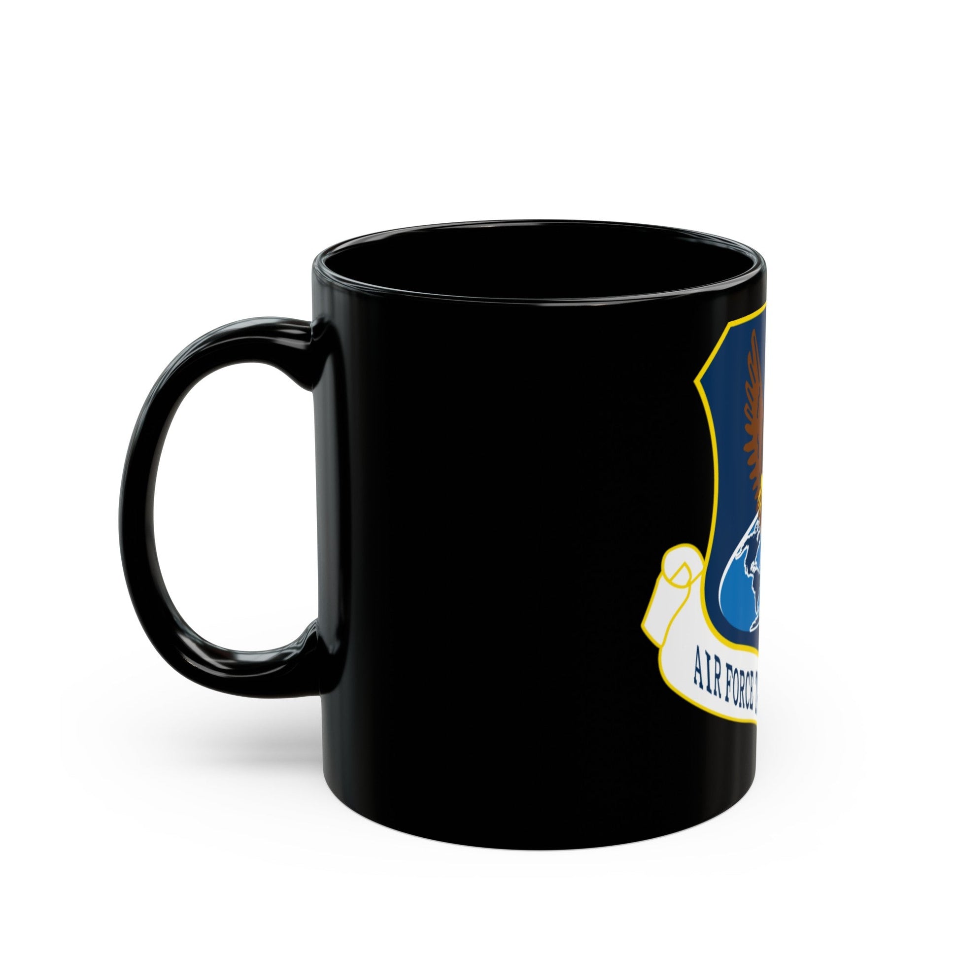 USAF Targeting Center Eagles (U.S. Air Force) Black Coffee Mug-The Sticker Space