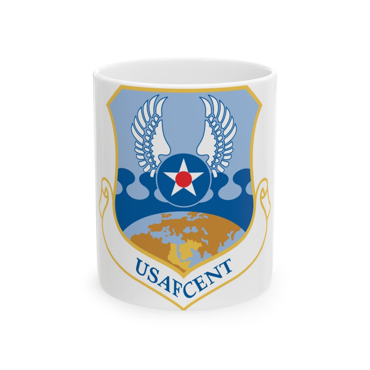 USAFCENT (U.S. Air Force) White Coffee Mug-11oz-The Sticker Space