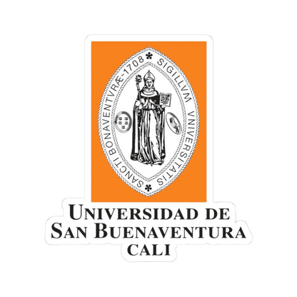 USB Cali Logo (Colombia) (Coat of Arms) STICKER Vinyl Kiss-Cut Decal 3 Inch White - The Sticker Space