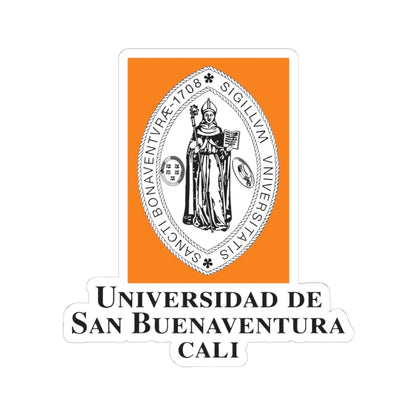 USB Cali Logo (Colombia) (Coat of Arms) STICKER Vinyl Kiss-Cut Decal 4 Inch White - The Sticker Space