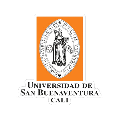 USB Cali Logo (Colombia) (Coat of Arms) STICKER Vinyl Kiss-Cut Decal 6 Inch White - The Sticker Space