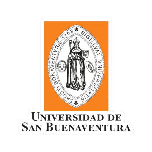 USB Logo (Colombia) (Coat of Arms) STICKER Vinyl Kiss-Cut Decal 2 Inch White - The Sticker Space