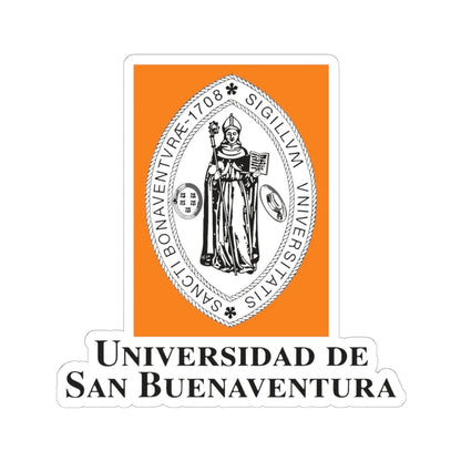 USB Logo (Colombia) (Coat of Arms) STICKER Vinyl Kiss-Cut Decal 6 Inch White - The Sticker Space