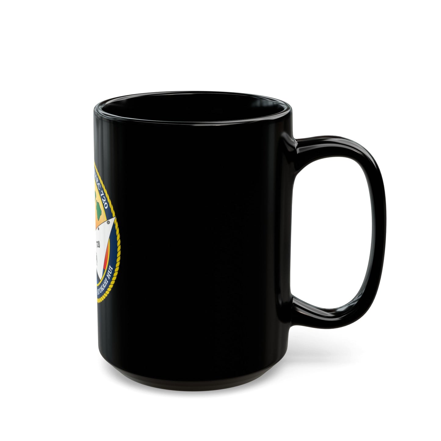 USCCG Sherman (U.S. Coast Guard) Black Coffee Mug-The Sticker Space