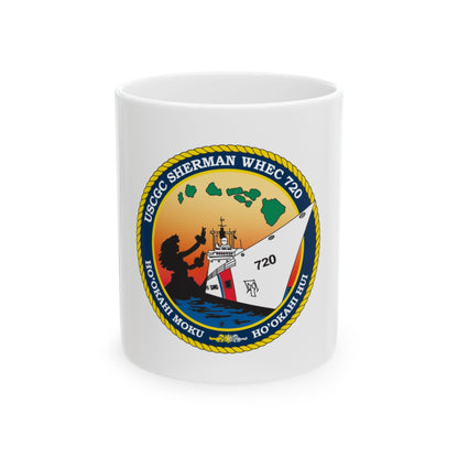 USCCG Sherman (U.S. Coast Guard) White Coffee Mug