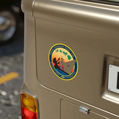 USCCG Sherman (U.S. Coast Guard) Transparent STICKER Die-Cut Vinyl Decal - The Sticker Space