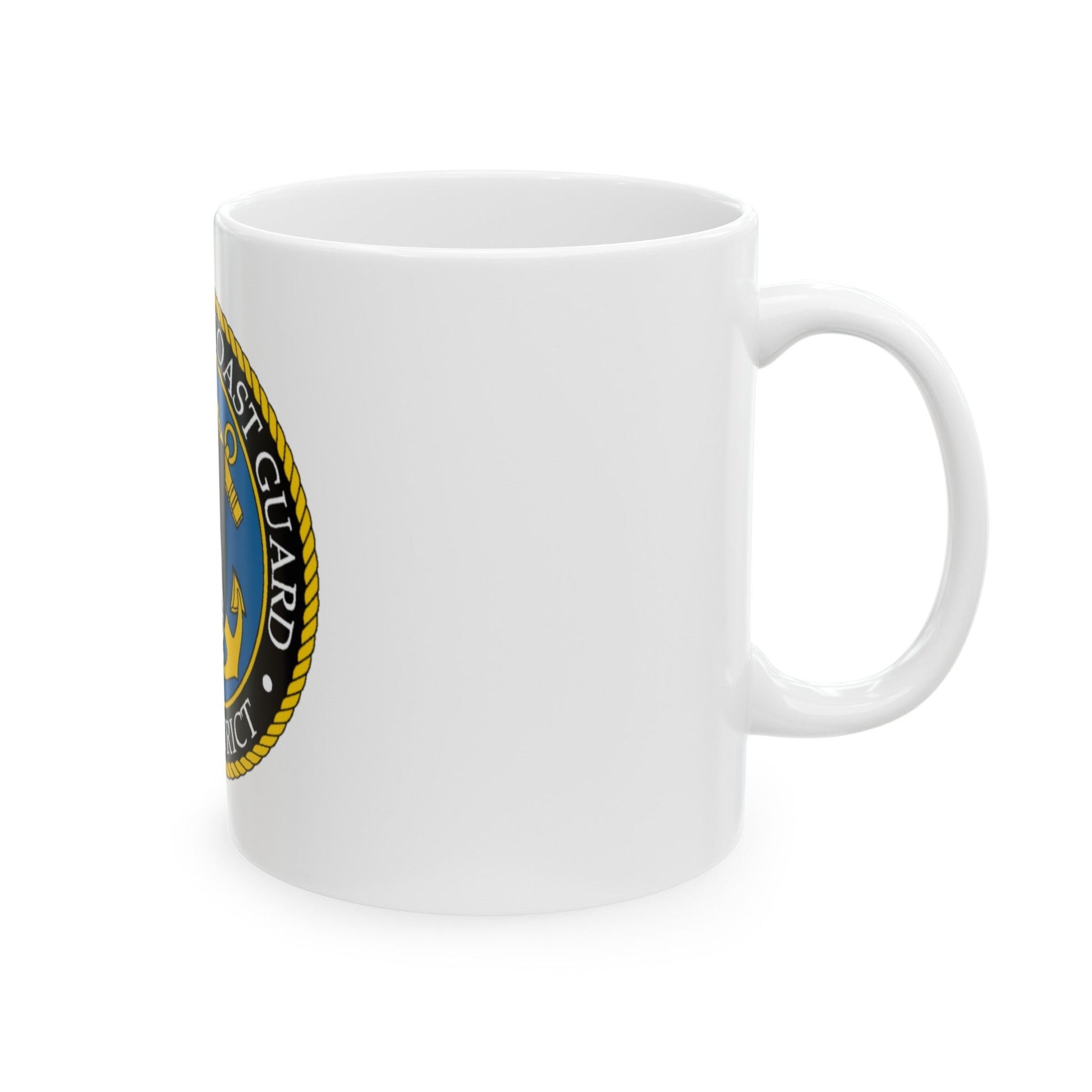 USCG 17th District (U.S. Coast Guard) White Coffee Mug-The Sticker Space