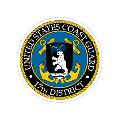 USCG 17th District (U.S. Coast Guard) STICKER Vinyl Die-Cut Decal 2 Inch - The Sticker Space