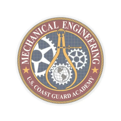 USCG Acad Mech Engineering (U.S. Coast Guard) STICKER Vinyl Kiss-Cut Decal 2 Inch Transparent - The Sticker Space