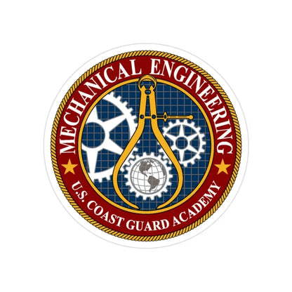 USCG Acad Mech Engineering (U.S. Coast Guard) Transparent STICKER Die-Cut Vinyl Decal 2 Inch - The Sticker Space
