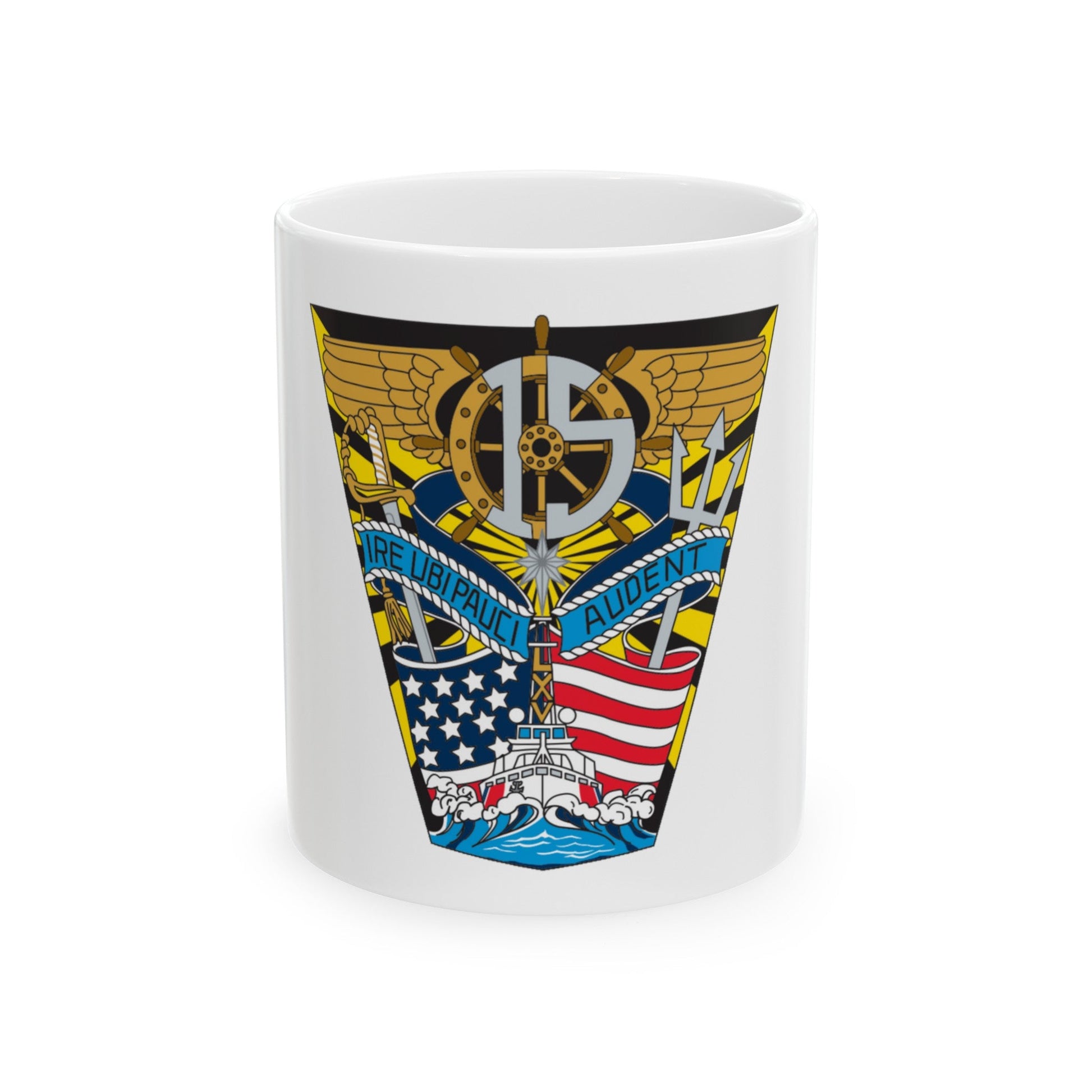 USCG Academy Audet (U.S. Coast Guard) White Coffee Mug-11oz-The Sticker Space