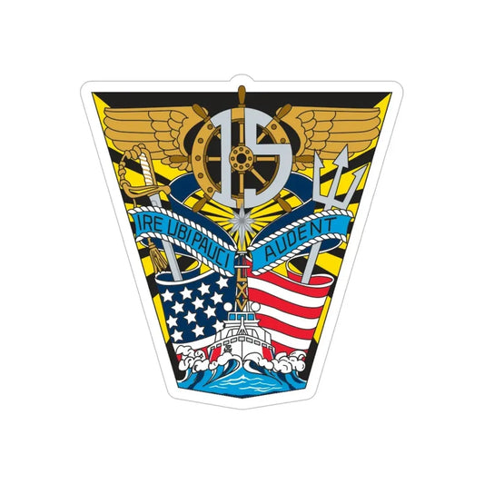 USCG Academy Audet (U.S. Coast Guard) Transparent STICKER Die-Cut Vinyl Decal 6 Inch - The Sticker Space