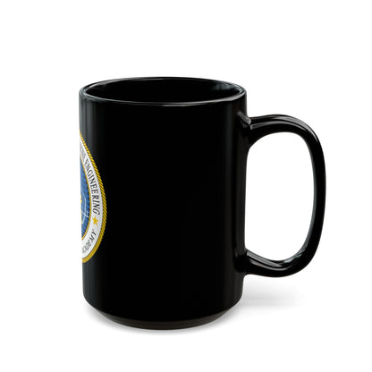 USCG Academy NA&ME (U.S. Coast Guard) Black Coffee Mug-The Sticker Space