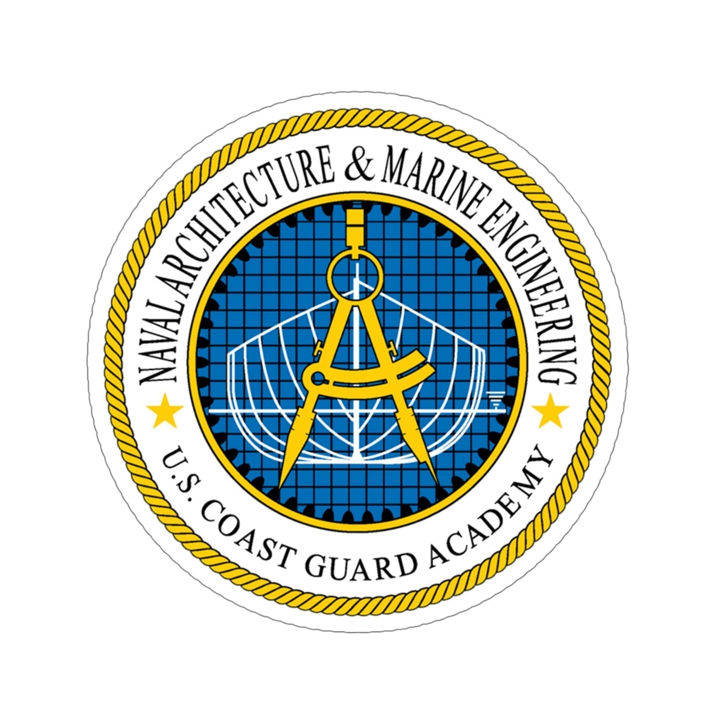 USCG Academy NA&ME (U.S. Coast Guard) STICKER Vinyl Die-Cut Decal-5 Inch-The Sticker Space