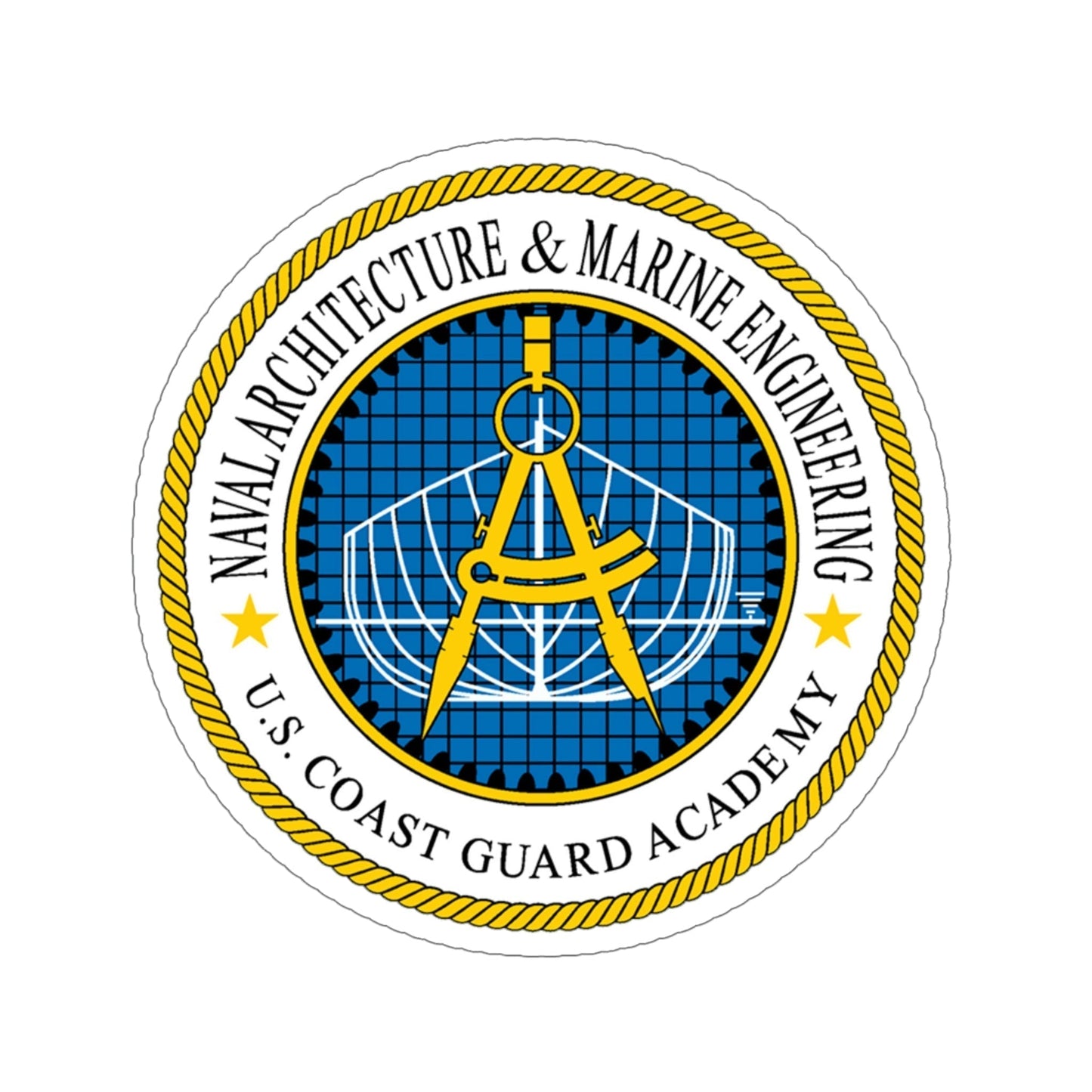 USCG Academy NA&ME (U.S. Coast Guard) STICKER Vinyl Die-Cut Decal-6 Inch-The Sticker Space