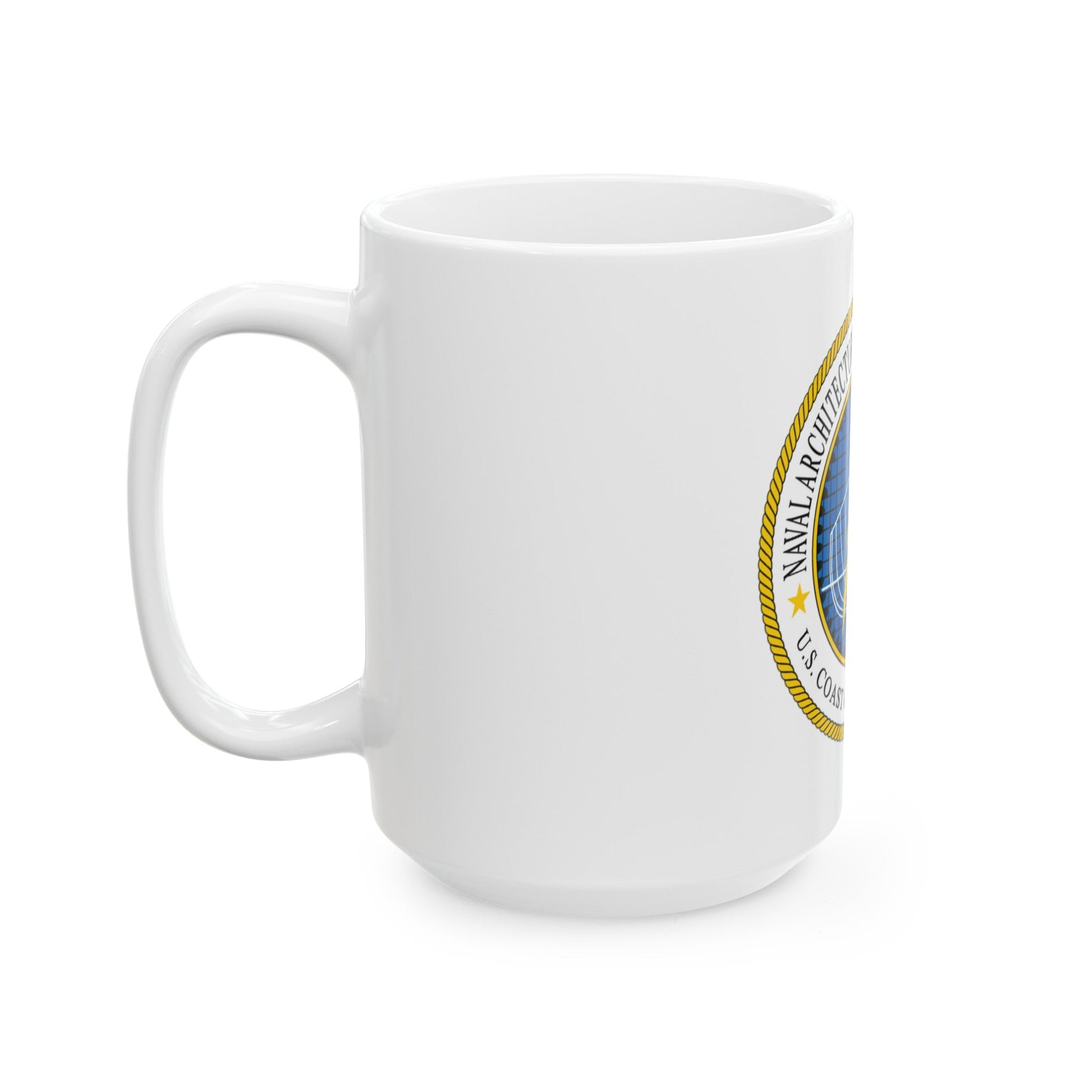 USCG Academy NA&ME (U.S. Coast Guard) White Coffee Mug-The Sticker Space