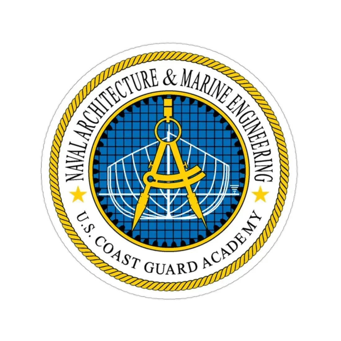 USCG Academy NA&ME (U.S. Coast Guard) STICKER Vinyl Die-Cut Decal 2 Inch - The Sticker Space