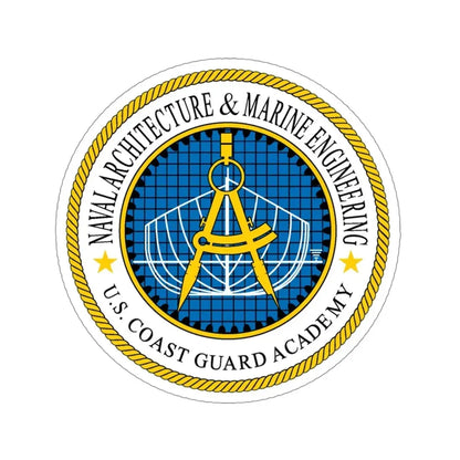 USCG Academy NA&ME (U.S. Coast Guard) STICKER Vinyl Die-Cut Decal 4 Inch - The Sticker Space