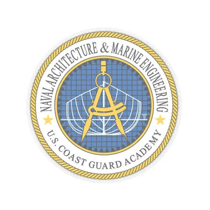 USCG Academy NA&ME (U.S. Coast Guard) STICKER Vinyl Kiss-Cut Decal 2 Inch Transparent - The Sticker Space