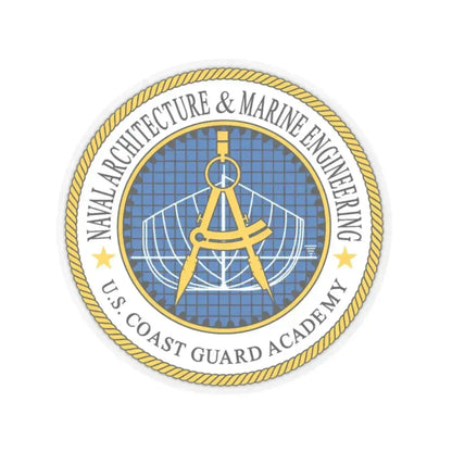 USCG Academy NA&ME (U.S. Coast Guard) STICKER Vinyl Kiss-Cut Decal 2 Inch Transparent - The Sticker Space