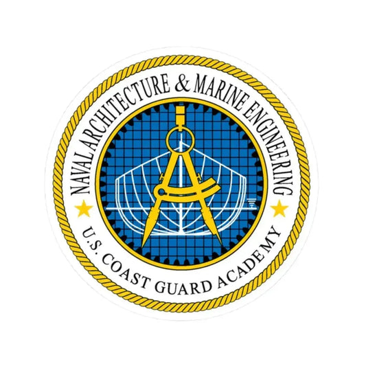 USCG Academy NA&ME (U.S. Coast Guard) STICKER Vinyl Kiss-Cut Decal 2 Inch White - The Sticker Space