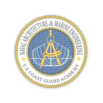 USCG Academy NA&ME (U.S. Coast Guard) STICKER Vinyl Kiss-Cut Decal 4 Inch Transparent - The Sticker Space