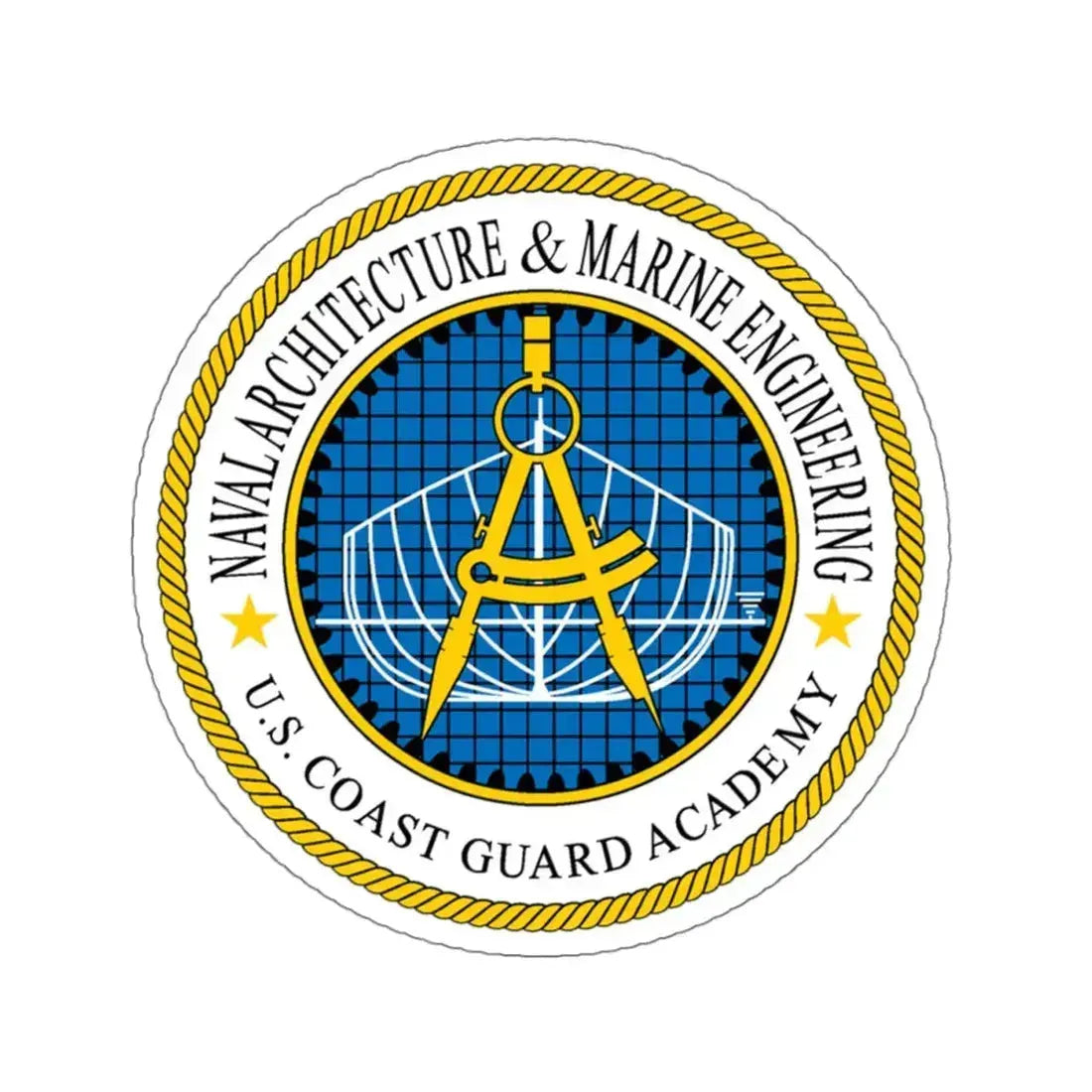 USCG Academy NA&ME (U.S. Coast Guard) STICKER Vinyl Kiss-Cut Decal - The Sticker Space