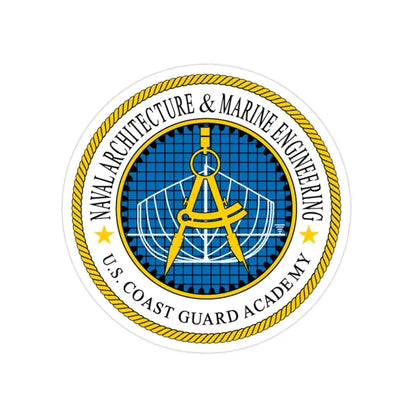 USCG Academy NA&ME (U.S. Coast Guard) Transparent STICKER Die-Cut Vinyl Decal 2 Inch - The Sticker Space