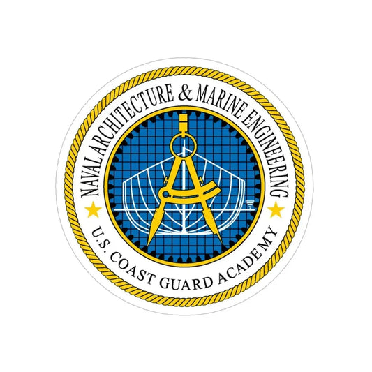 USCG Academy NA&ME (U.S. Coast Guard) Transparent STICKER Die-Cut Vinyl Decal 6 Inch - The Sticker Space