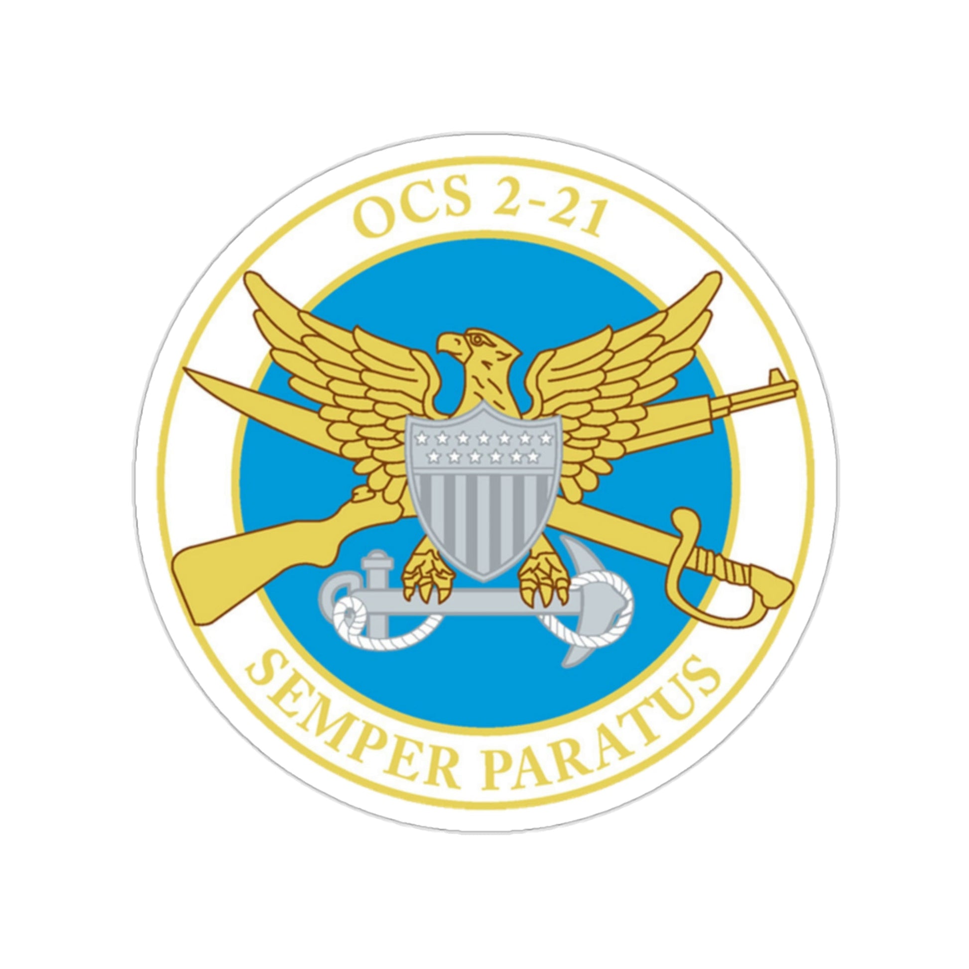 USCG Academy OCS 2 211 (U.S. Coast Guard) STICKER Vinyl Die-Cut Decal-2 Inch-The Sticker Space