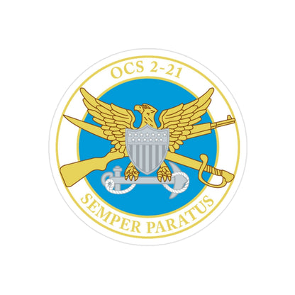 USCG Academy OCS 2 211 (U.S. Coast Guard) Transparent STICKER Die-Cut Vinyl Decal-2 Inch-The Sticker Space