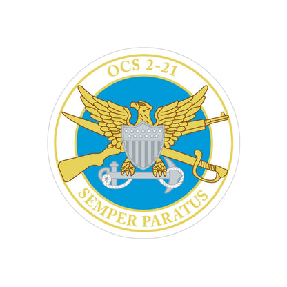 USCG Academy OCS 2 211 (U.S. Coast Guard) Transparent STICKER Die-Cut Vinyl Decal-3 Inch-The Sticker Space