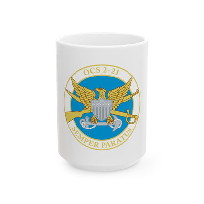 USCG Academy OCS 2 211 (U.S. Coast Guard) White Coffee Mug-15oz-The Sticker Space