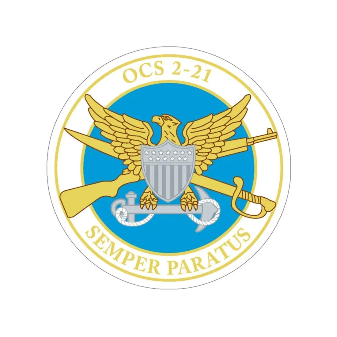 USCG Academy OCS 2 211 (U.S. Coast Guard) STICKER Vinyl Die-Cut Decal 4 Inch - The Sticker Space