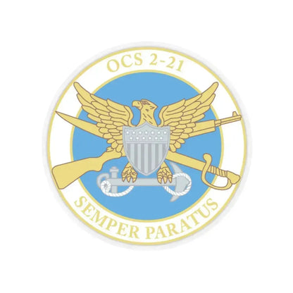 USCG Academy OCS 2 211 (U.S. Coast Guard) STICKER Vinyl Kiss-Cut Decal 2 Inch Transparent - The Sticker Space