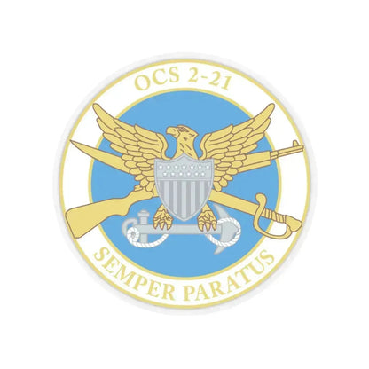 USCG Academy OCS 2 211 (U.S. Coast Guard) STICKER Vinyl Kiss-Cut Decal 4 Inch Transparent - The Sticker Space