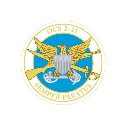 USCG Academy OCS 2 211 (U.S. Coast Guard) Transparent STICKER Die-Cut Vinyl Decal 3 Inch - The Sticker Space