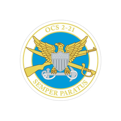 USCG Academy OCS 2 211 (U.S. Coast Guard) Transparent STICKER Die-Cut Vinyl Decal 5 Inch - The Sticker Space