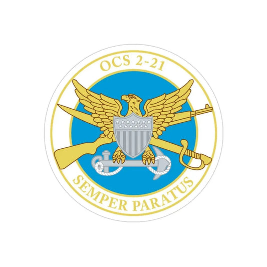 USCG Academy OCS 2 211 (U.S. Coast Guard) Transparent STICKER Die-Cut Vinyl Decal 6 Inch - The Sticker Space