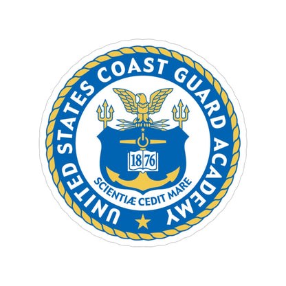 USCG Academy (U.S. Coast Guard) Transparent STICKER Die-Cut Vinyl Decal-6 Inch-The Sticker Space