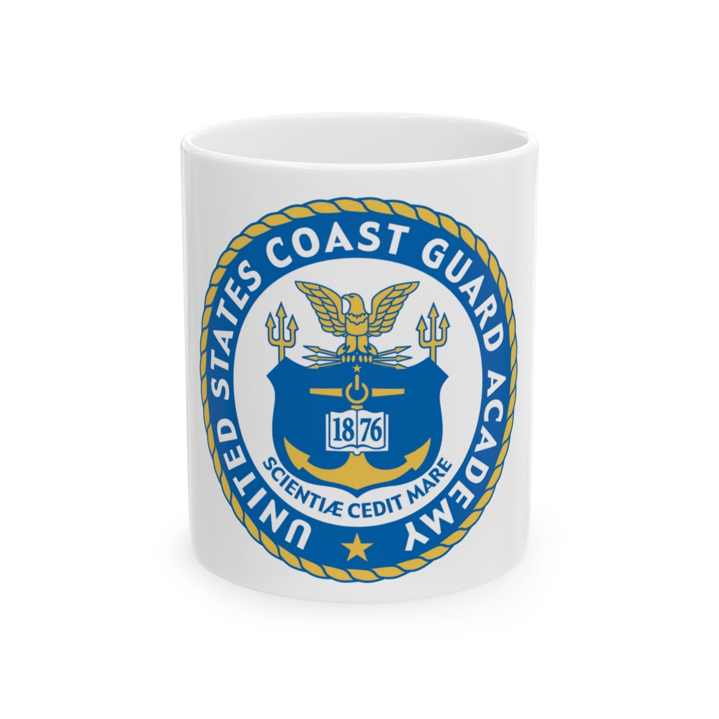 USCG Academy (U.S. Coast Guard) White Coffee Mug