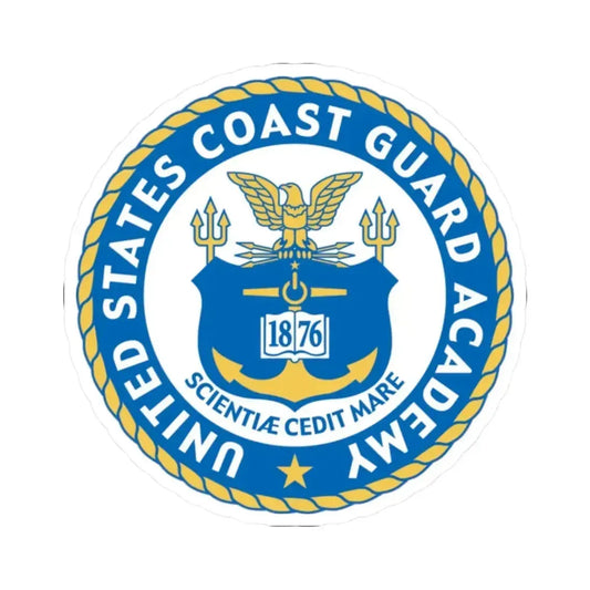 USCG Academy (U.S. Coast Guard) STICKER Vinyl Kiss-Cut Decal 2 Inch White - The Sticker Space