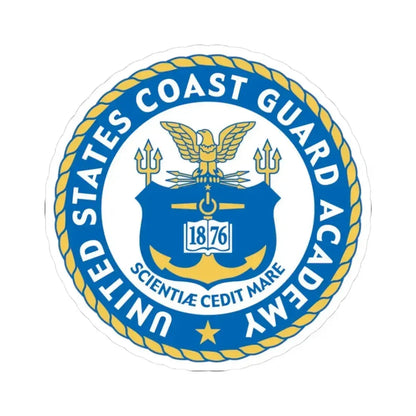 USCG Academy (U.S. Coast Guard) STICKER Vinyl Kiss-Cut Decal 3 Inch White - The Sticker Space