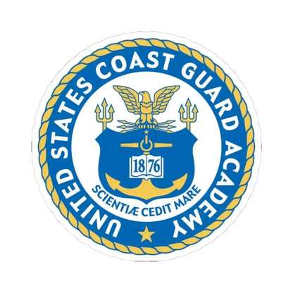 USCG Academy (U.S. Coast Guard) STICKER Vinyl Kiss-Cut Decal 4 Inch White - The Sticker Space