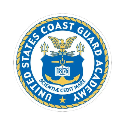 USCG Academy (U.S. Coast Guard) STICKER Vinyl Kiss-Cut Decal 6 Inch White - The Sticker Space