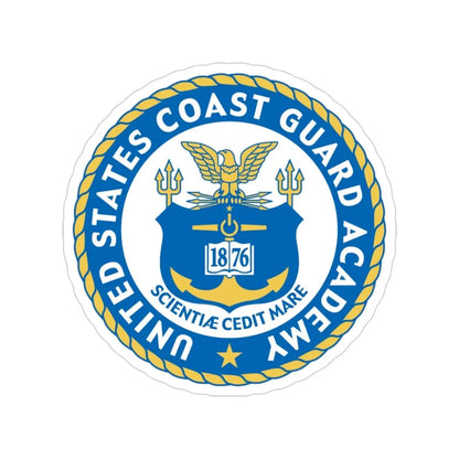 USCG Academy (U.S. Coast Guard) Transparent STICKER Die-Cut Vinyl Decal 4 Inch - The Sticker Space