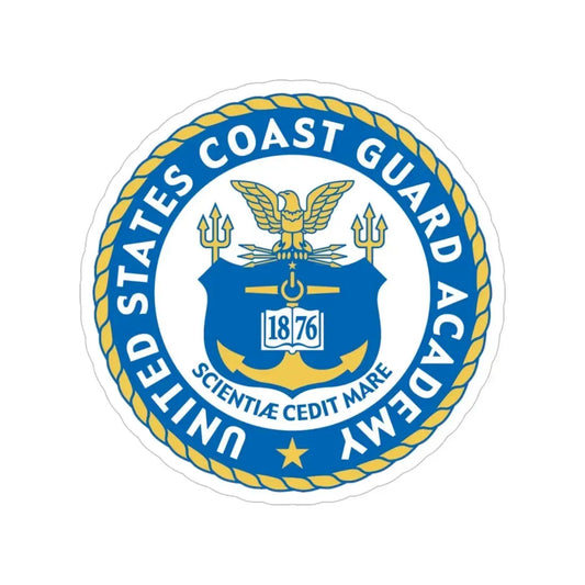 USCG Academy (U.S. Coast Guard) Transparent STICKER Die-Cut Vinyl Decal 6 Inch - The Sticker Space